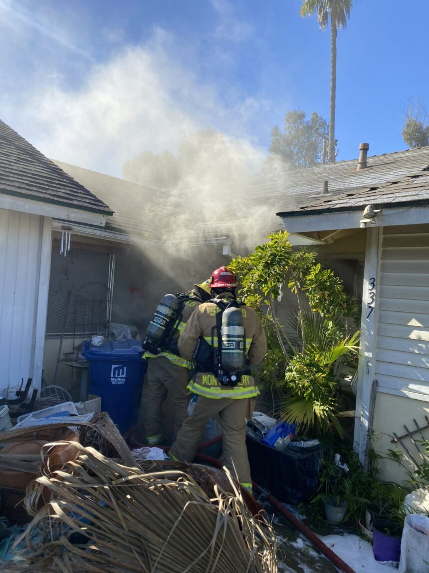 SBC Fire Knocks Down Home Fire In Goleta News Channel 3 12