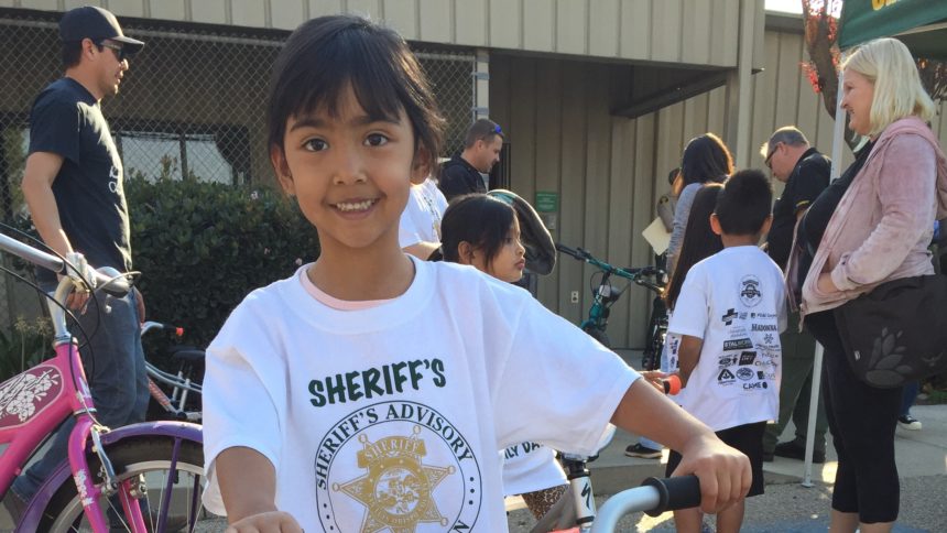 San Luis Obispo County Sheriffs Office Hosts Christmas Bicycle