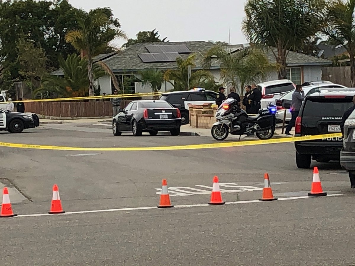 Santa Maria police were investigating a murder-suicide. (