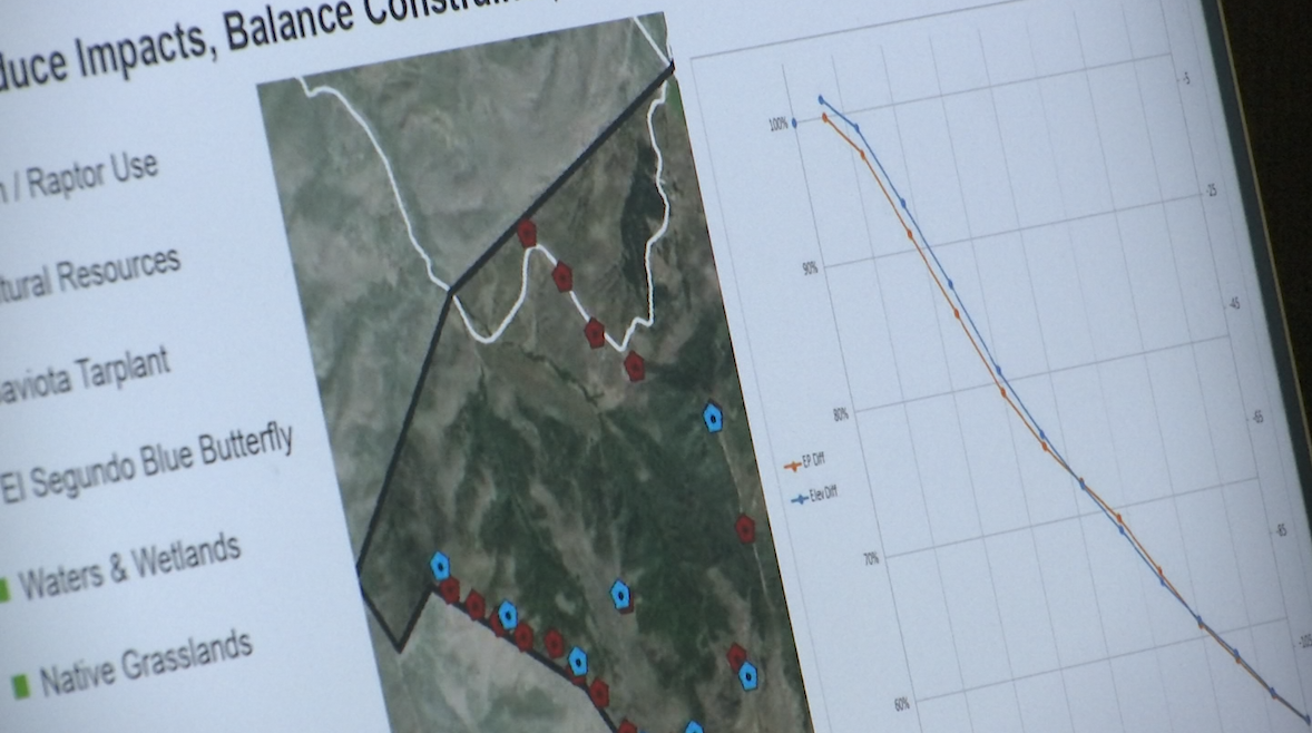 The Strauss wind energy project calls for 29 wind turbines.