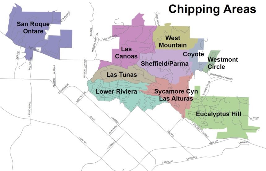 Wood Chipping Map