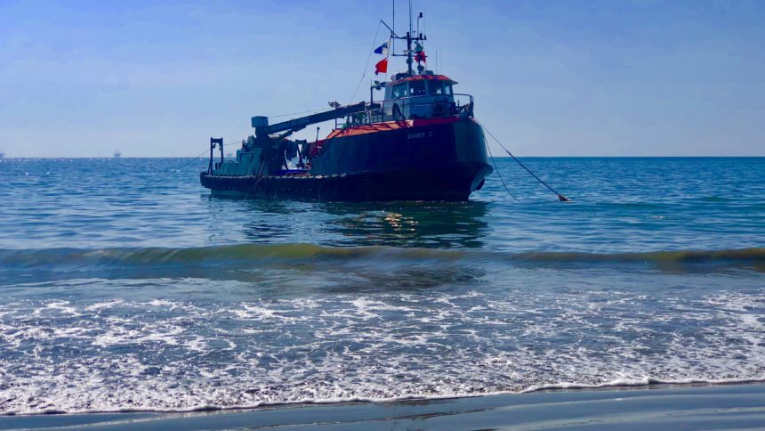 Summerland oil clean up vessel