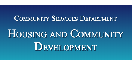 Community Services Department Housing and Community Development