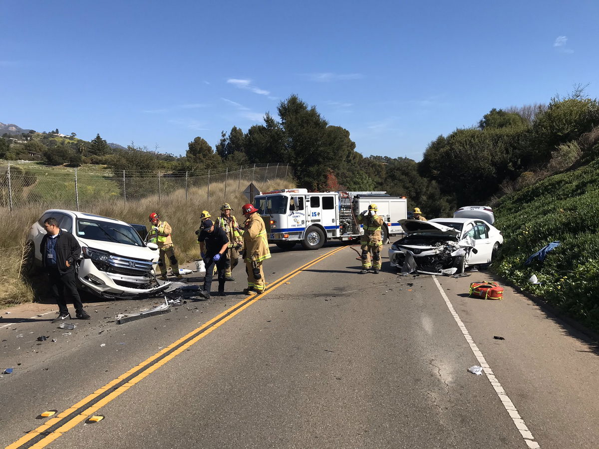 Two adults, one infant injured in head-on crash near Santa Barbara ...