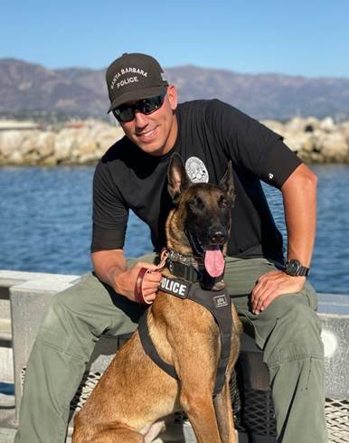 Santa Barbara Police Department mourns death of Klaus.