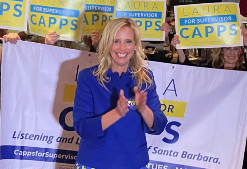 Laura Capps election night