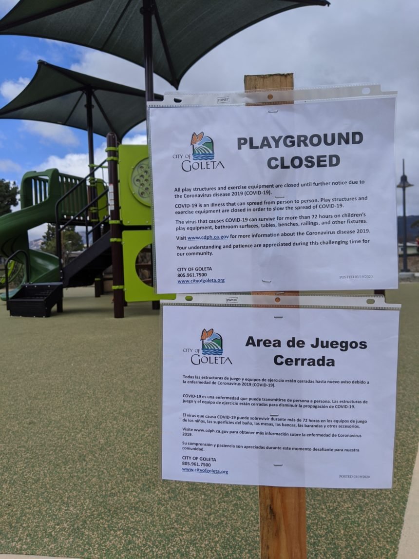 Playground Closed COVID-19 Measure