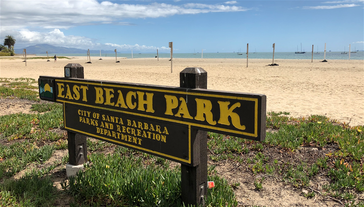 Santa Barbara Parks and Recreation take down volleyball nets to promote ...
