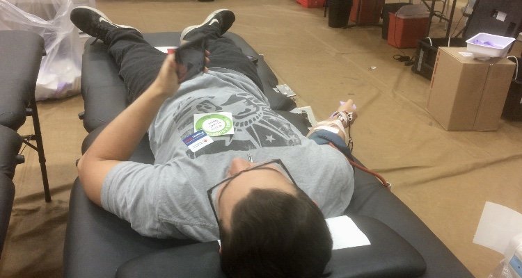 Teen blood donor
