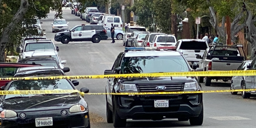 Police scene Santa Barbara