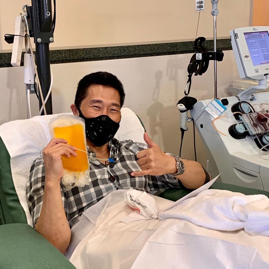Actor Daniel Dae Kim donated his plasma after recovering from COVID-19