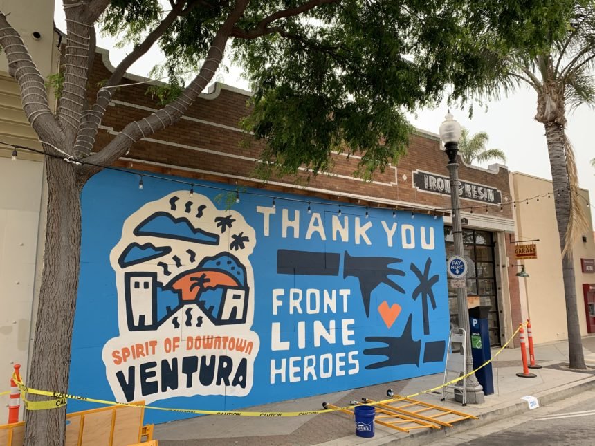 Downtown Ventura Mural honors health care workers