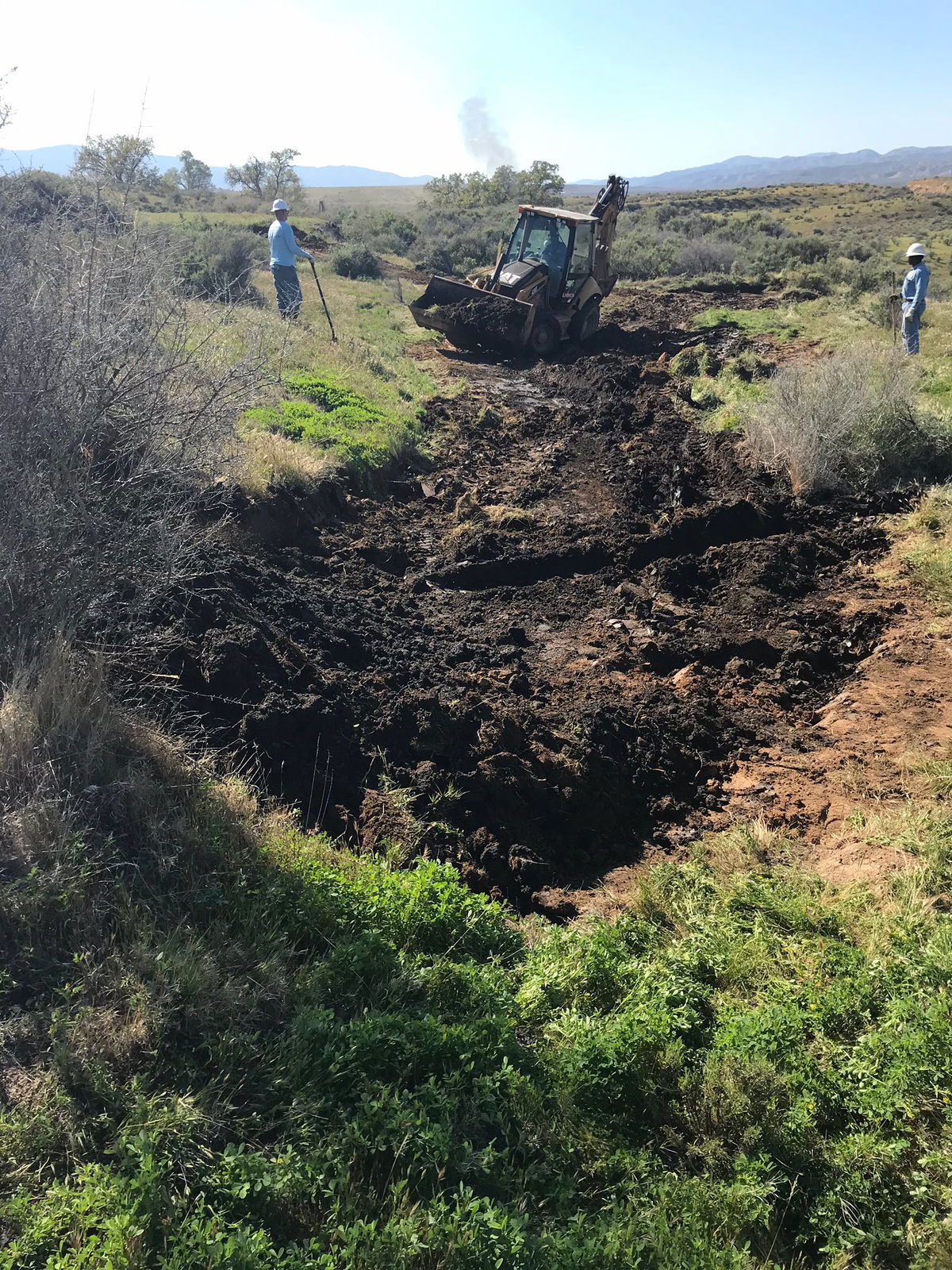 Oil spill near New Cuyama