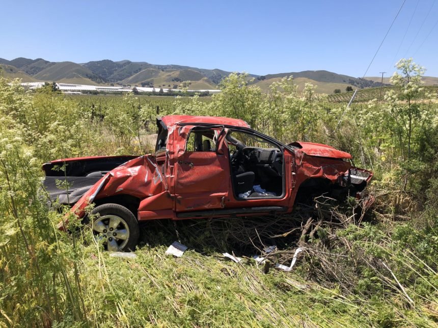 Roll over with major injuries near Los Alamos