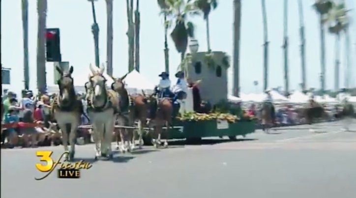 Parade known for its horses