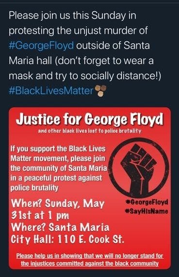 justice for george floyd rally