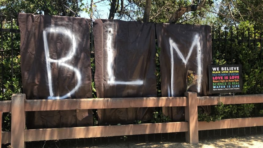 BLM sign vandalized in Thousand Oaks