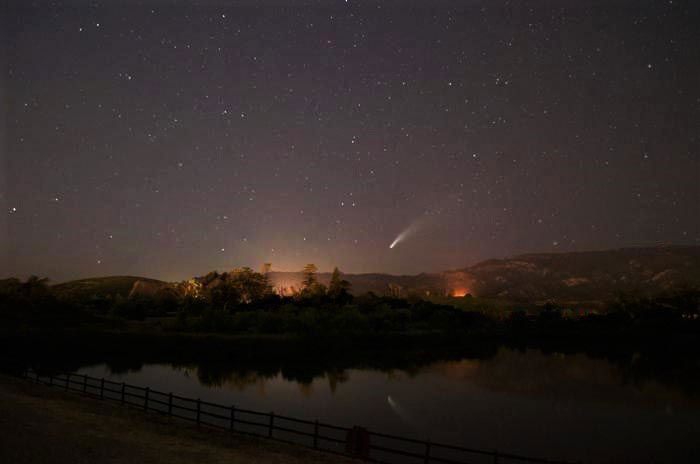 Neowise Comet - Santa Barbara Astronomical Unit