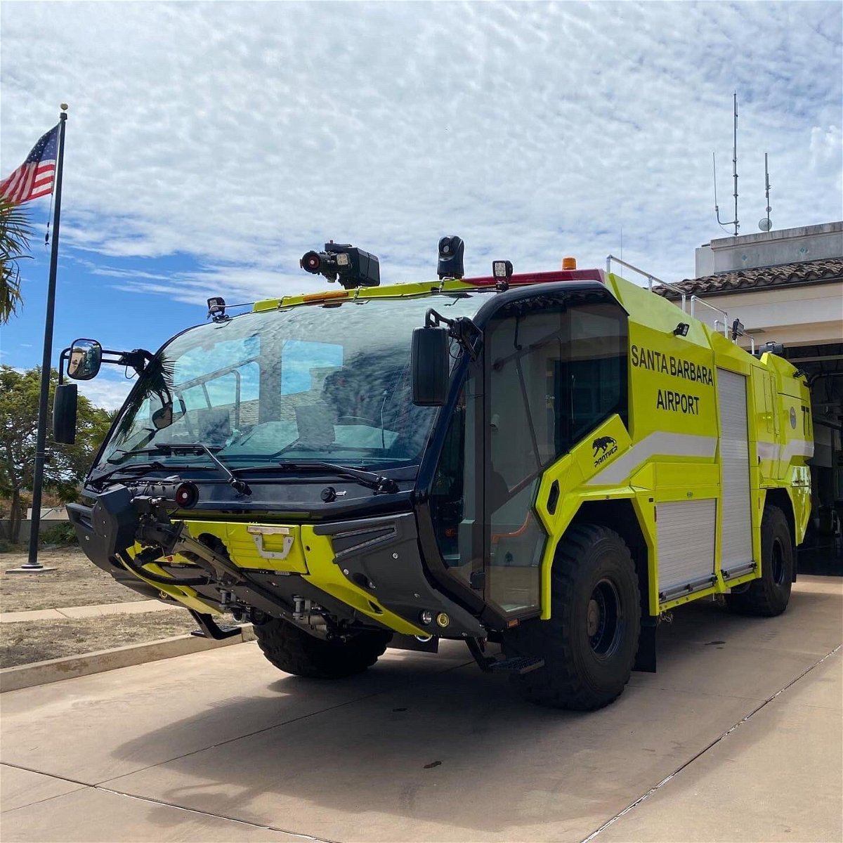 Santa Barbara Airport obtains new firefighting truck News Channel 312