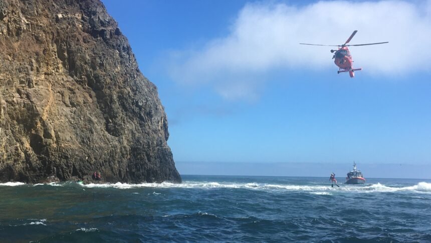 Kayakers Rescued off Anacapa Island