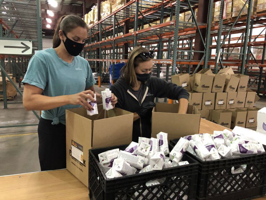 Kate Farms volunteers at Food Bank of Santa Barbara