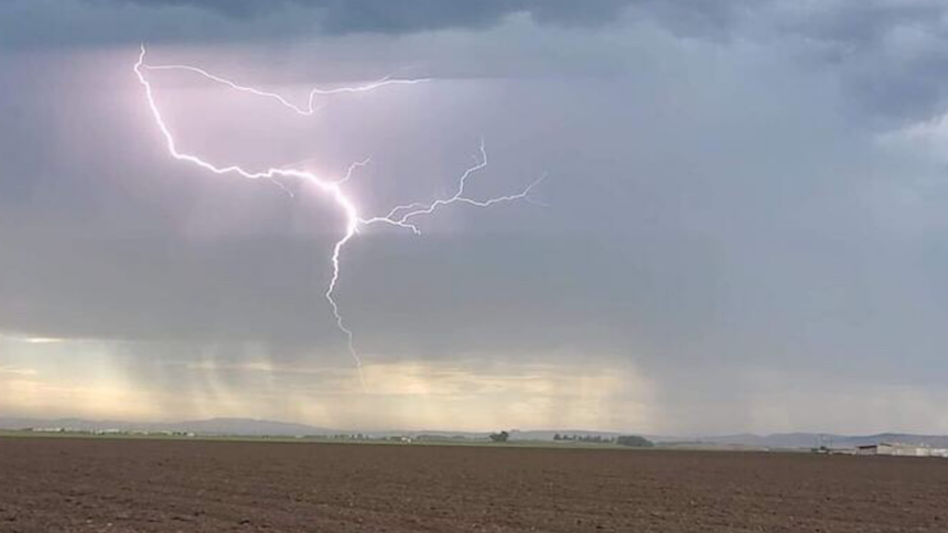 Lightning strike