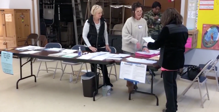 Election poll workers