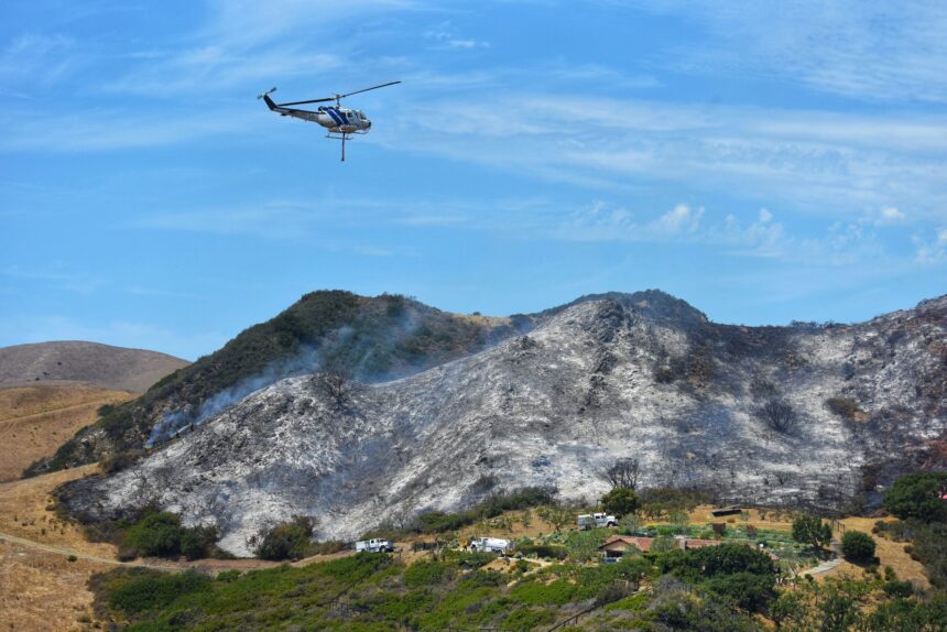 hollister ranch lightning fire