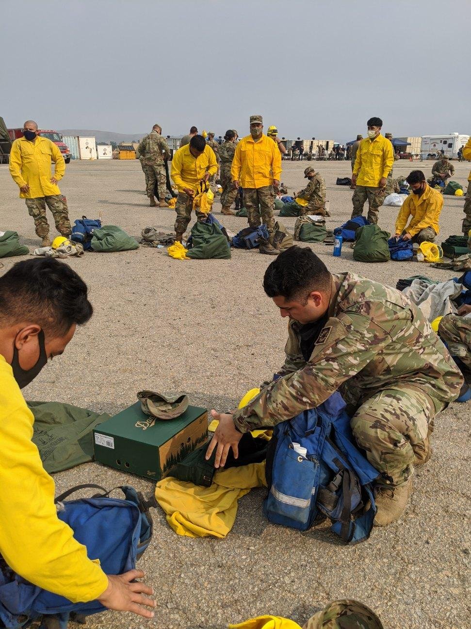 National Guard Members Suit Up Train At Camp Roberts To Assist With California Fires News