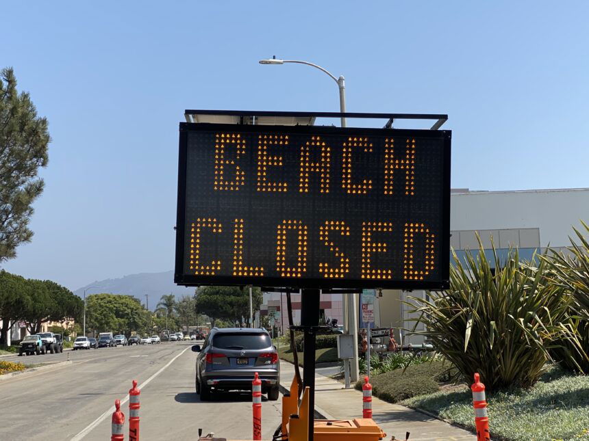 Beach Closed Labor Day