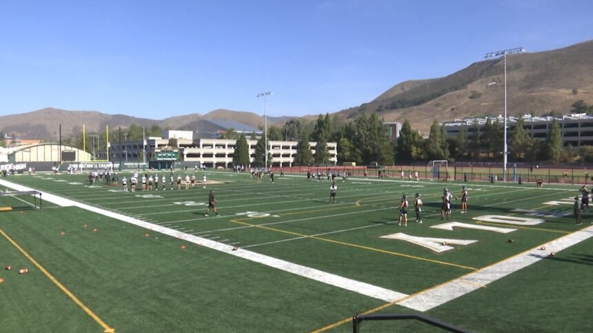 Cal Poly football practice