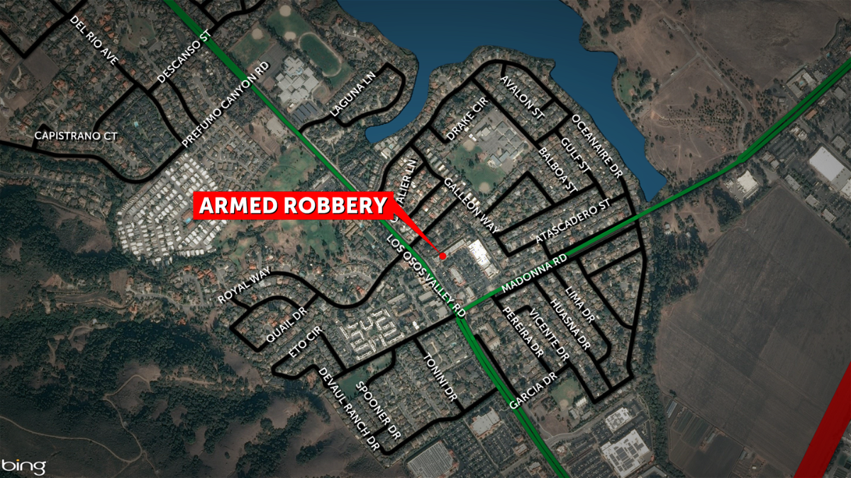 Site of armed robbery in San Luis Obispo