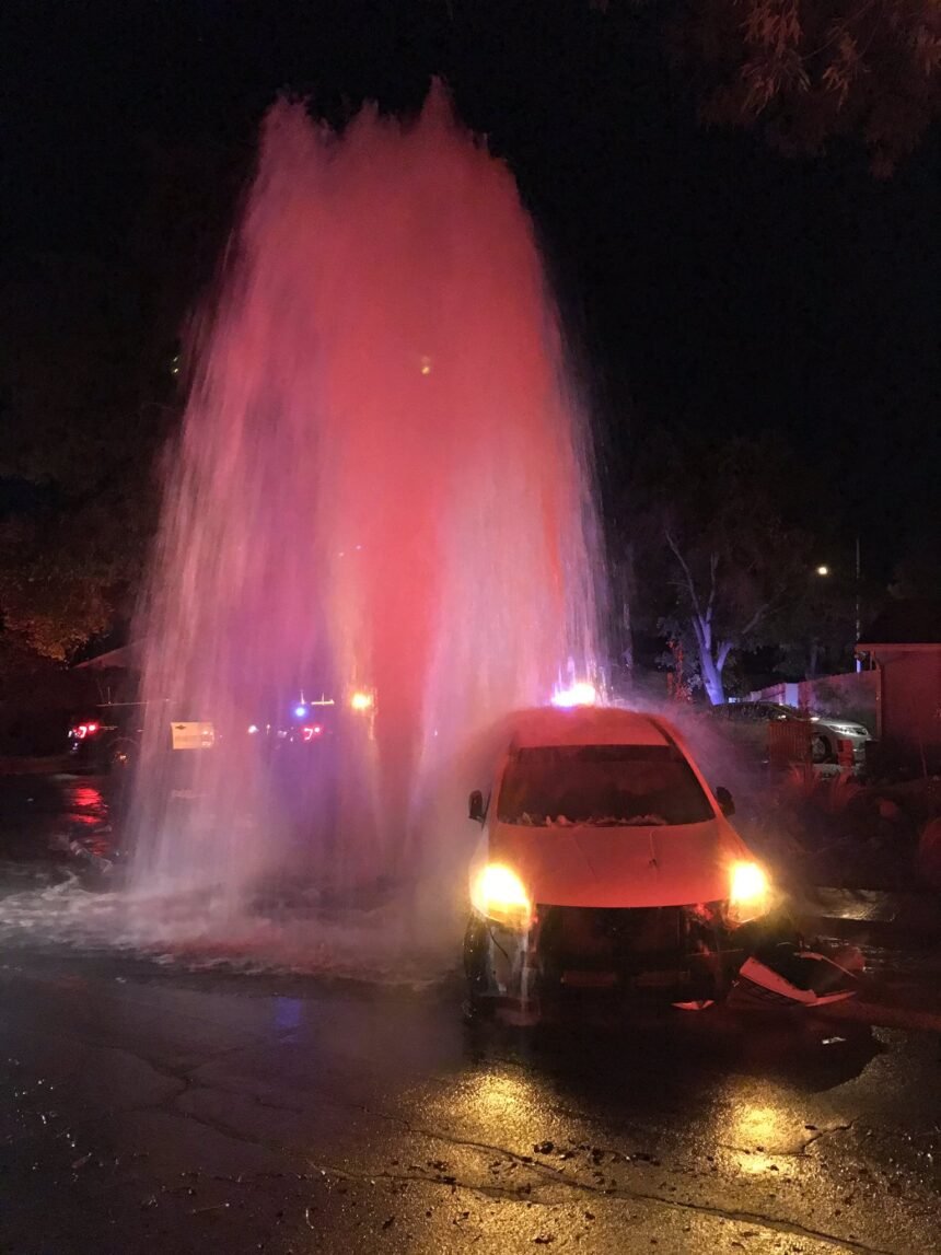 goleta vehicle into hydrant 2