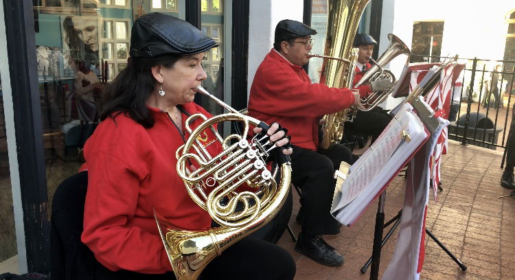 Brass Quintet at Paseo Nuevo