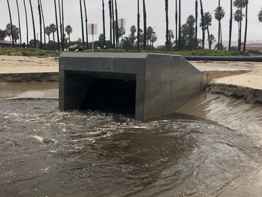 Eastside stormwater drain