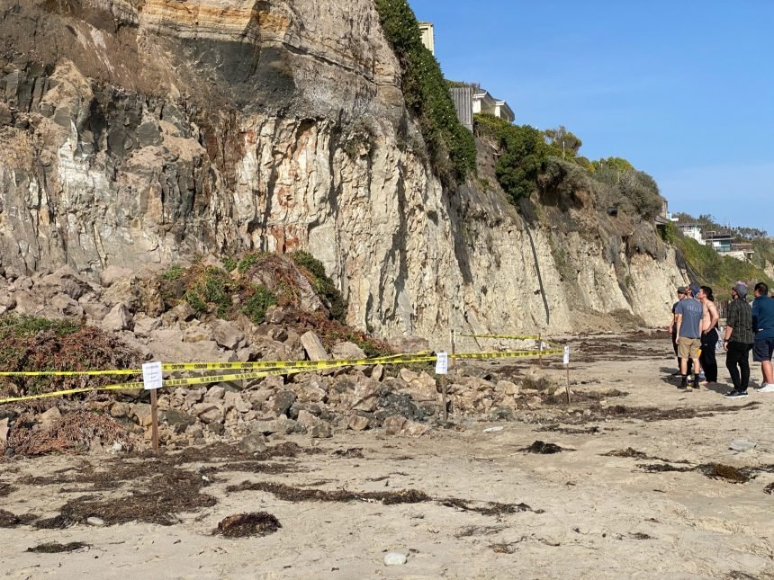 Cliff collapses near Del Playa property in Isla Vista News Channel 312