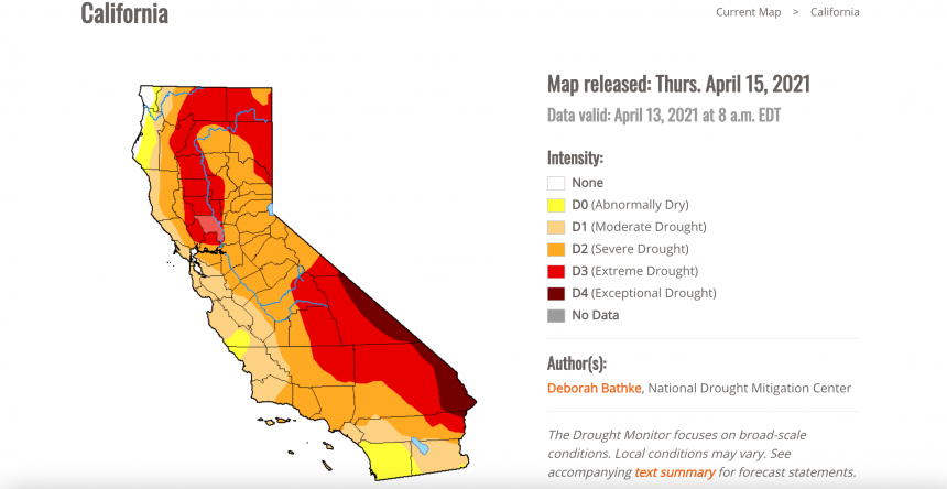 California Drought Monitor