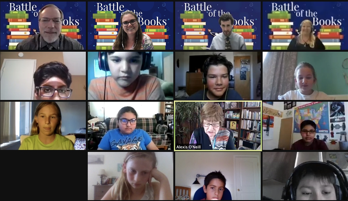The 20th annual Battle of the Books was held online