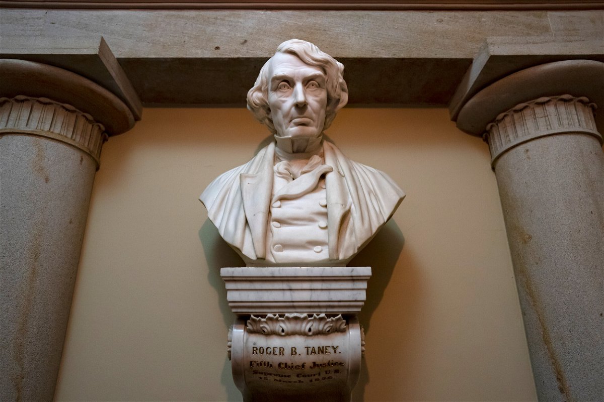 <i>J. Scott Applewhite/AP/FILE</i><br/>The House will vote on a resolution to expel Confederate statues and replace the Capitol's bust of Roger B. Taney