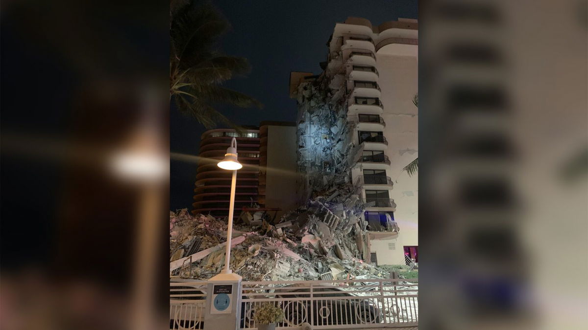 <i>Miami-Dade Fire Rescue</i><br/>Approximately 55 apartment units were impacted by the partial buidling collapse in Surfside