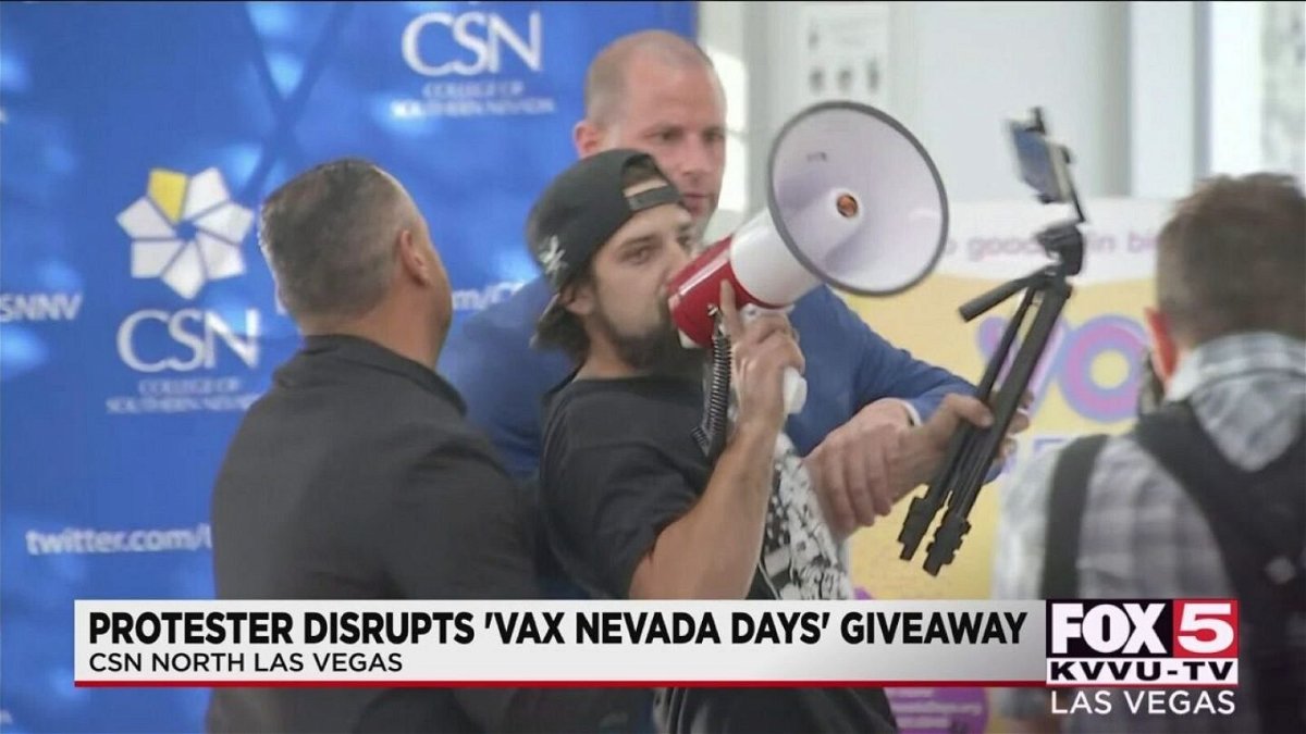 <i>KVVU</i><br/>During the Vax Nevada Days event on Thursday