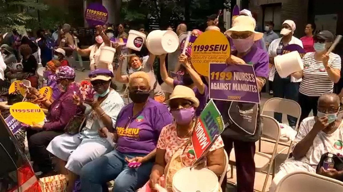 <i>WABC</i><br/>The largest healthcare union in the United States held a rally on Thursday