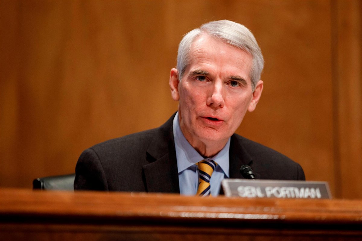 <i>TING SHEN/AFP/POOL/Getty Images</i><br/>Sen. Rob Portman of Ohio (pictured here) and White House aide Steve Ricchetti are among negotiators on a final agreement.