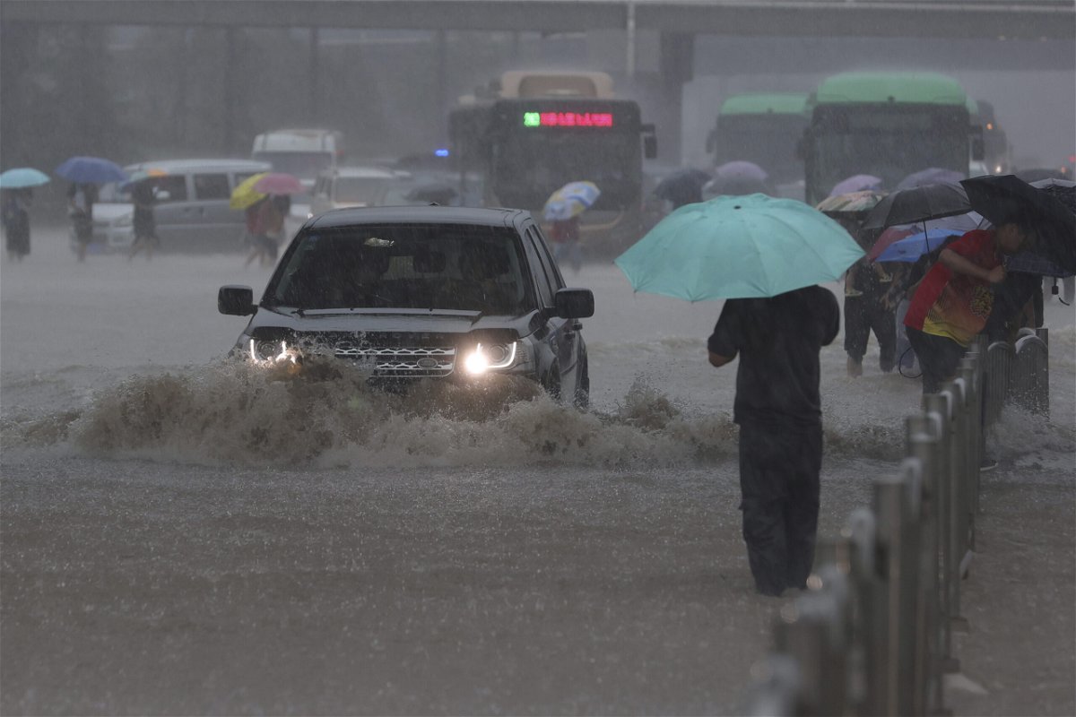 <i>yuanxiaoqiang/Chinatopix/AP</i><br/>A heavy downpour is shown in Zhengzhou