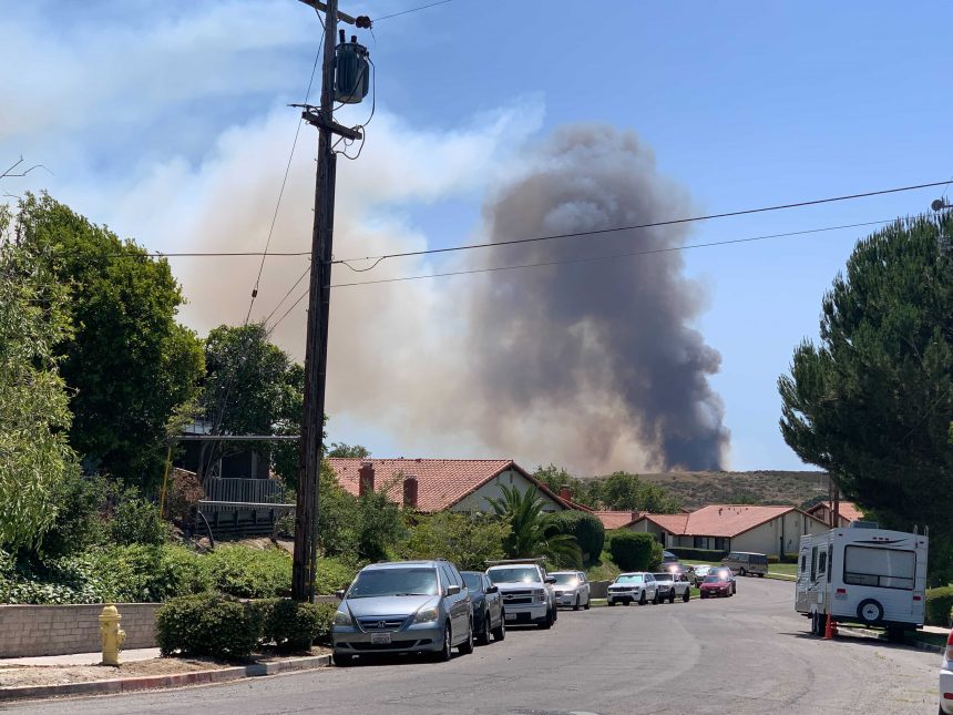 Fire Burning Near Vandenberg Village Nearing Full Containment ...