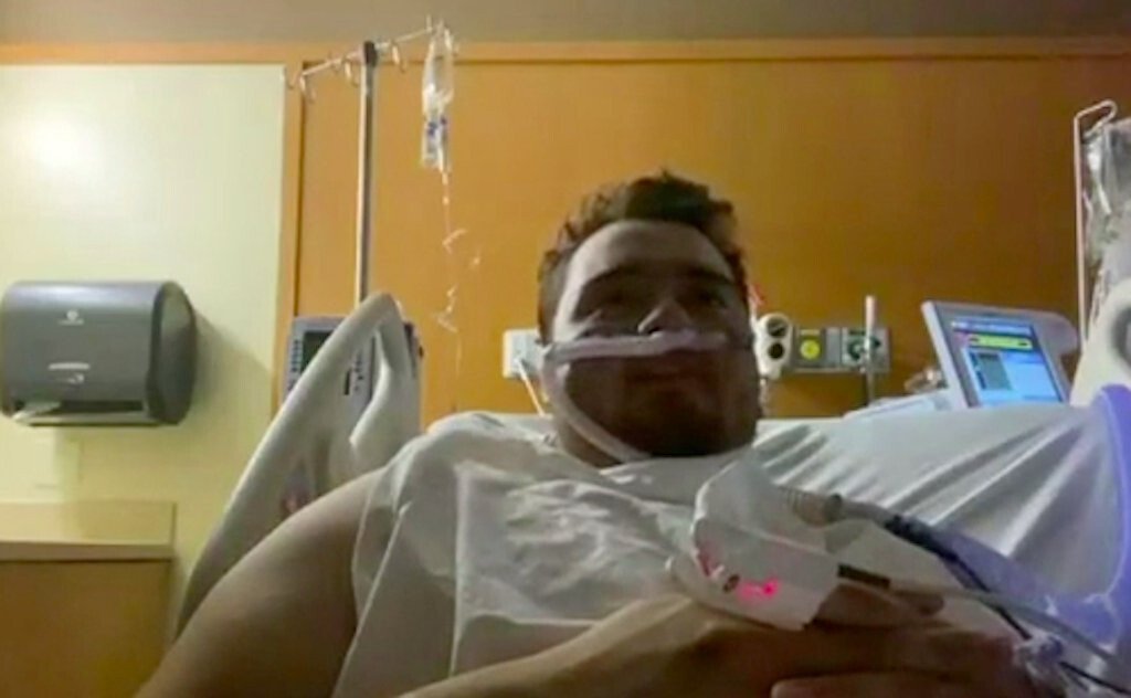 <i>KVVU</i><br/>Doctors say the delta variant surge is sending younger patients to the hospital and most of them have not been vaccinated. Devan Eckersley is 22. He spoke with FOX5 from his hospital room.