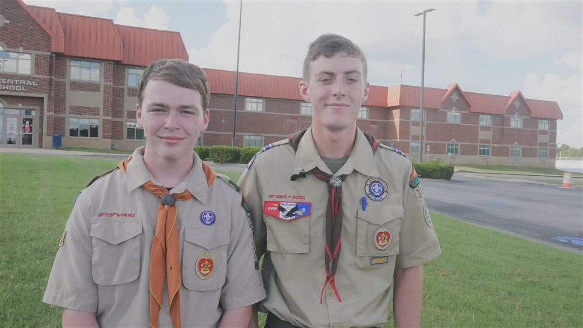 <i>WSMV</i><br/>17-year-olds Jacob Armistead and Alec Jakalski are honored for their heroic actions during catastrophic flooding.