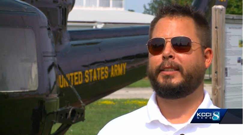 <i>KCCI</i><br/>Jeff Dentlinger is hosting an authentic Huey Helicopter run for anyone who wants to climb on board.