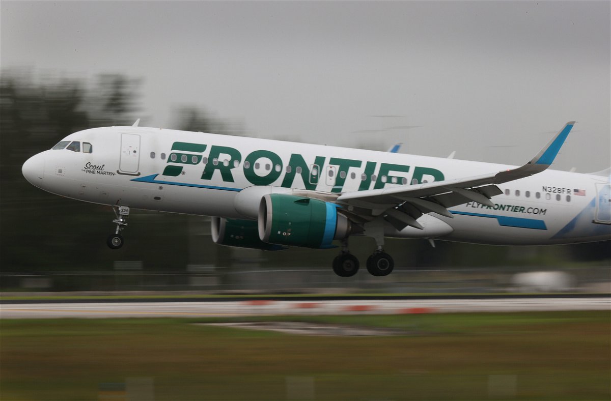 <i>Joe Raedle/Getty Images/FILE</i><br/>Frontier Airlines