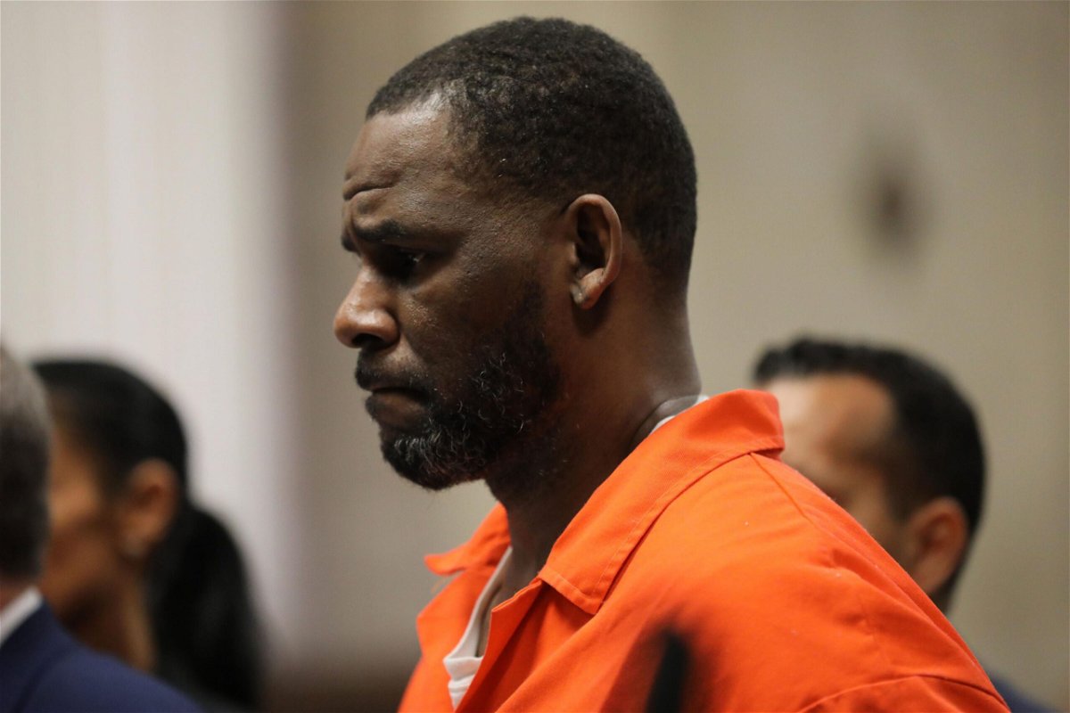 <i>Antonio Perez/Pool/Getty Images</i><br/>Former girlfriend of R. Kelly testified Monday about the alleged abuse. R. Kelly here appears at a court hearing at the Leighton Criminal Courthouse on September 17